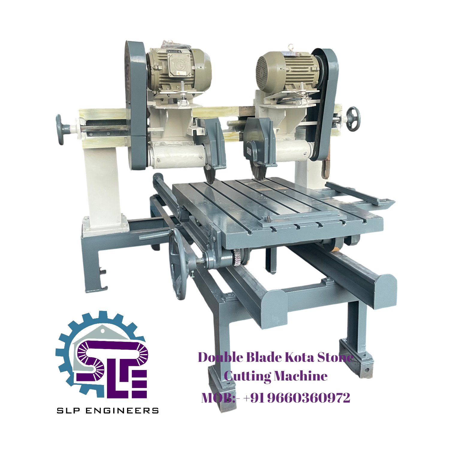 DOUBLE BLADE (DOUBLE PILLAR) KOTA STONE CUTTING MACHINE