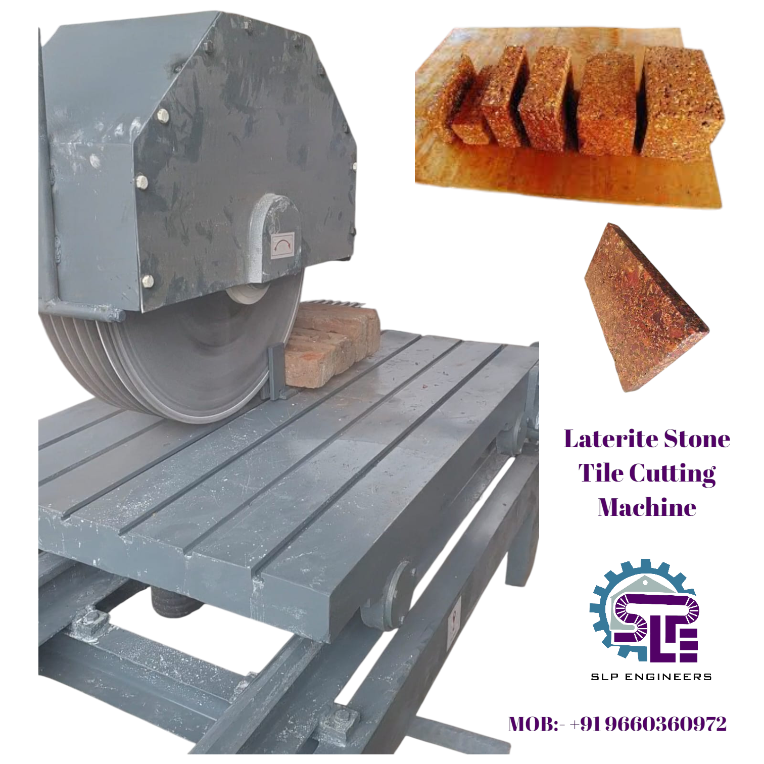 Laterite Stone Tile Cutting Machine