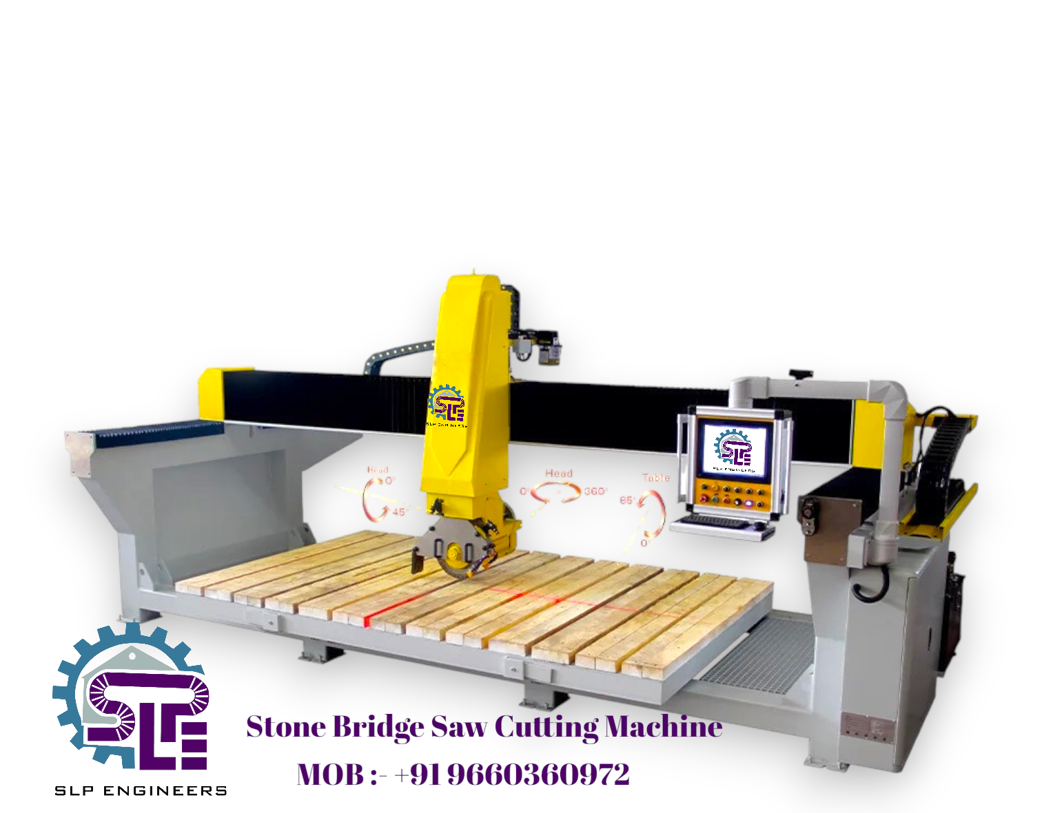 Stone Bridge Saw Cutting Machine